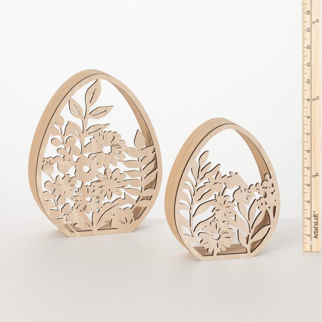 Laser Cut Botanical Eggs      