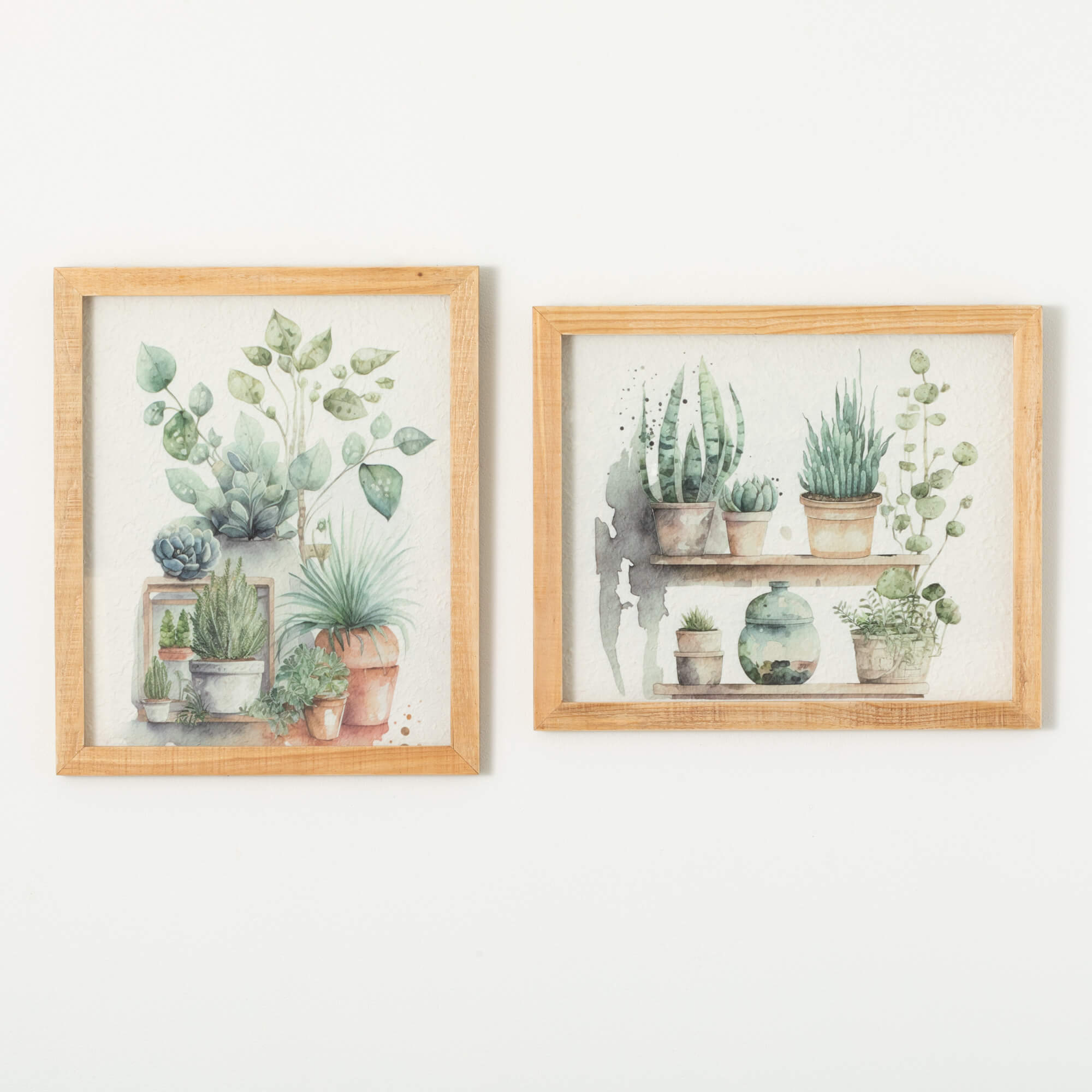 Plant Shadow Box Wall Art Set plant-shadow-box-wall-art-set