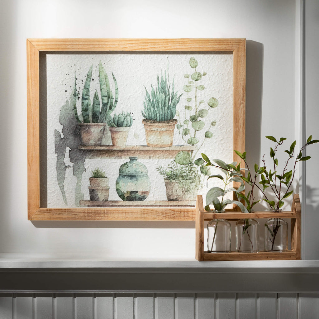 Plant Shadow Box Wall Art Set 