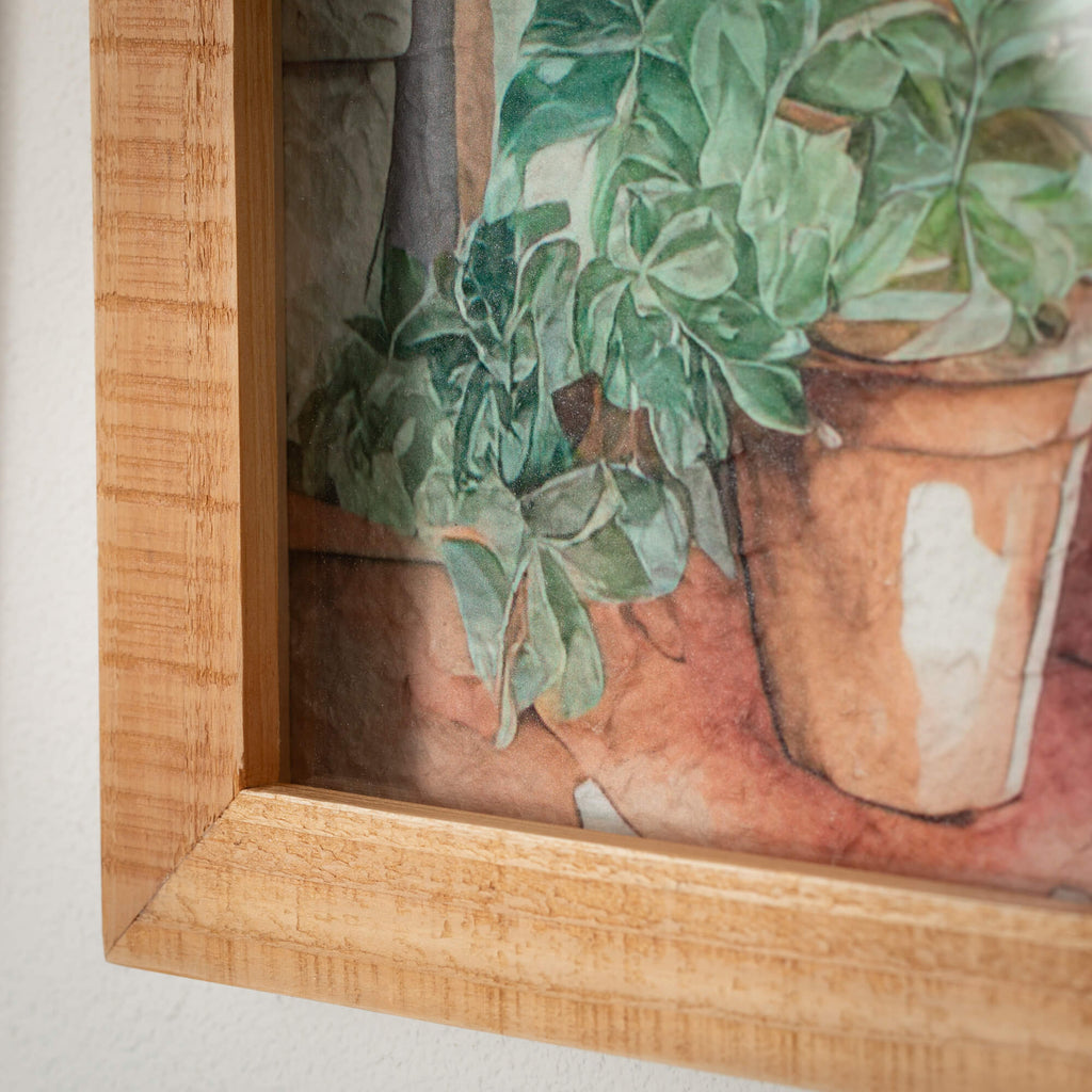 Planter Shadow Box Artwork Tri