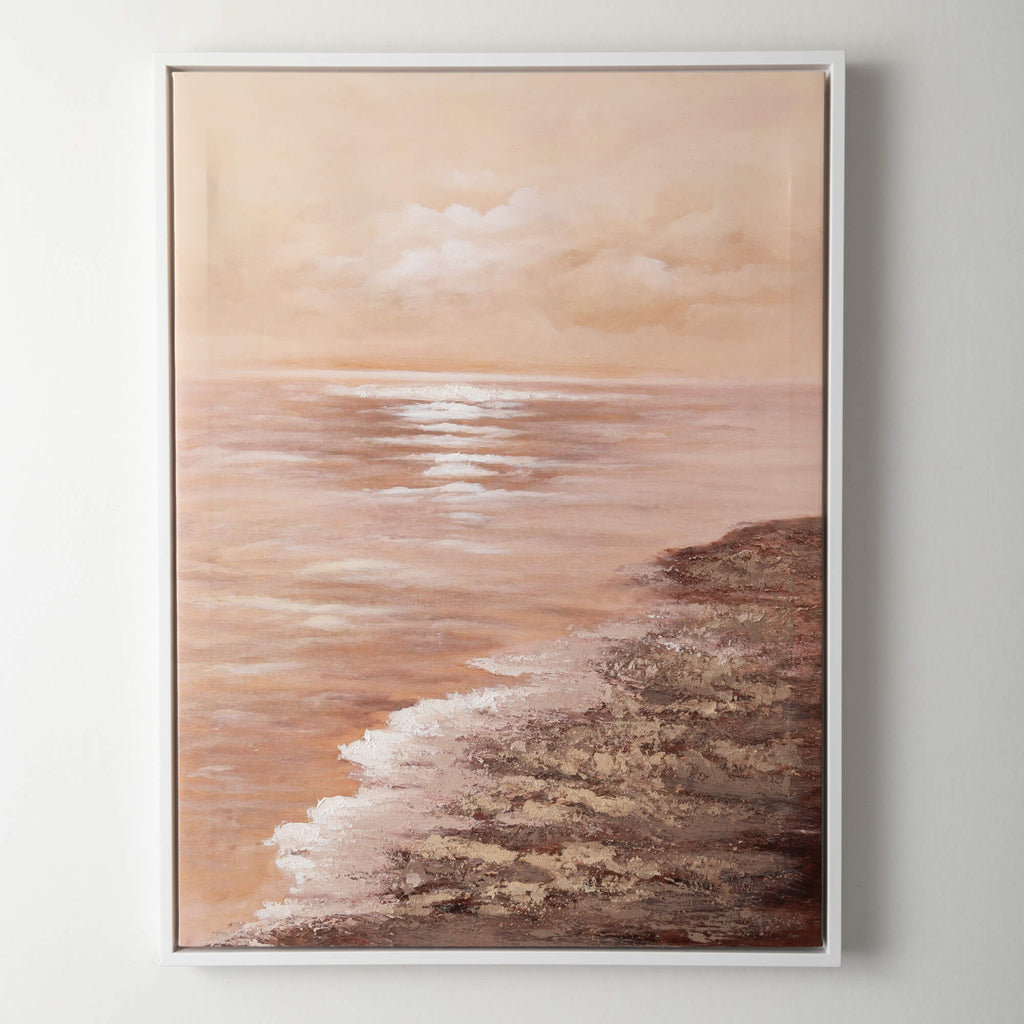 Textured Coastal Wall Decor   