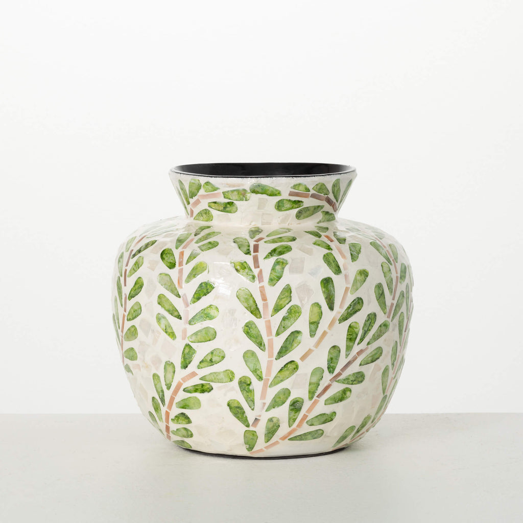 Leaf Pattern Bouquet Vase     