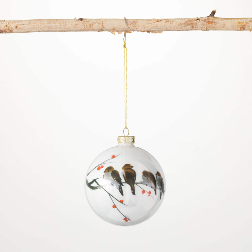 Birds On A Branch Ornament    