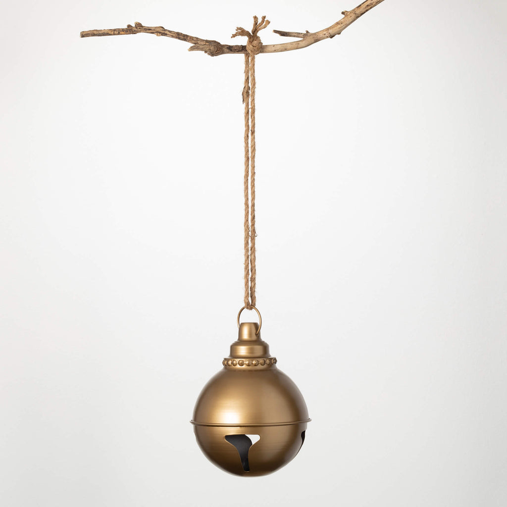 Oversized Gold Bell Ornament  