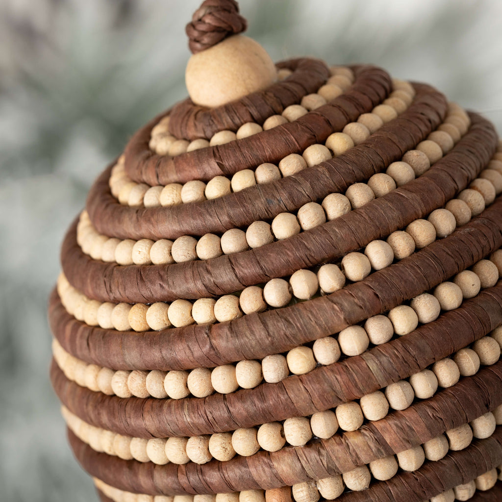 Wooden Beaded Ornament        