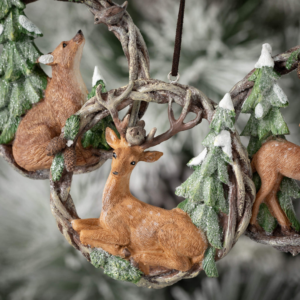 Woodland Animal Ornament Trio 