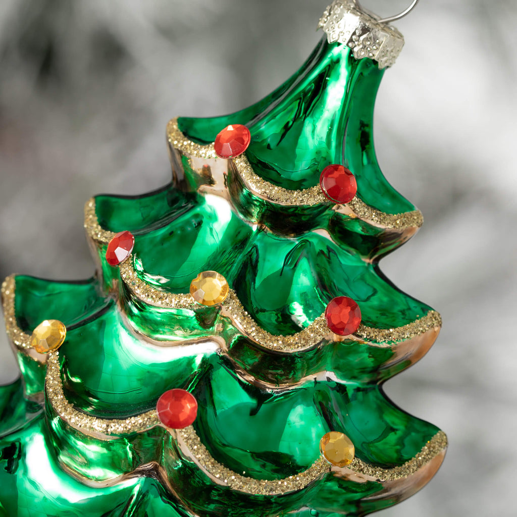 Retro Christmas Tree Ornament 