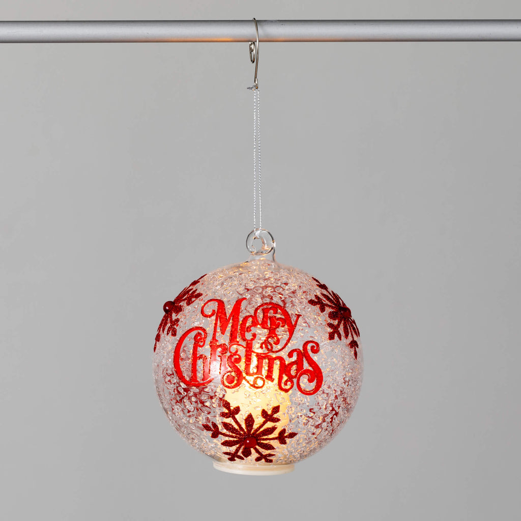 Merry Christmas Led Ornament  