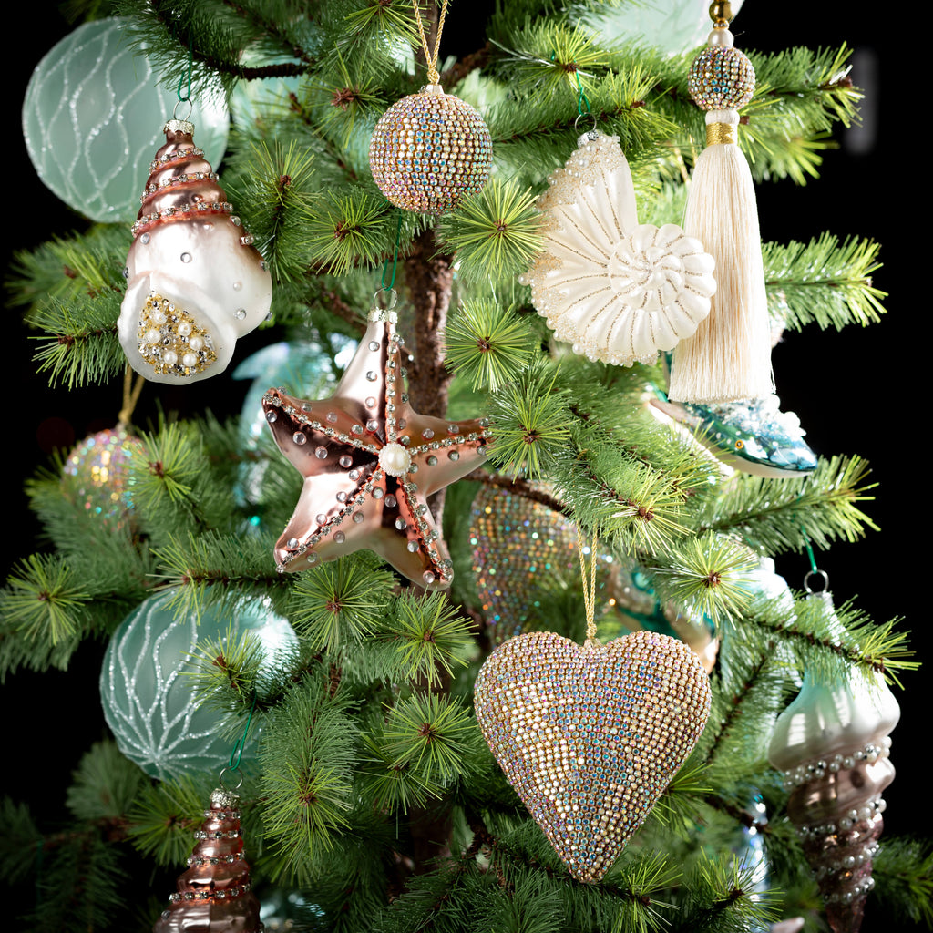 Iridescent Starfish Ornaments 