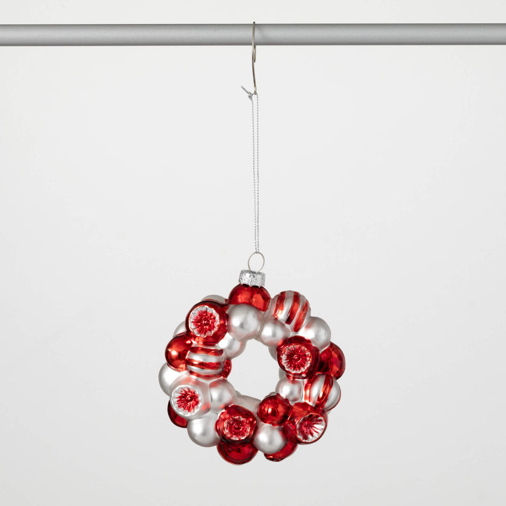 Mini Ball Wreath Ornament     