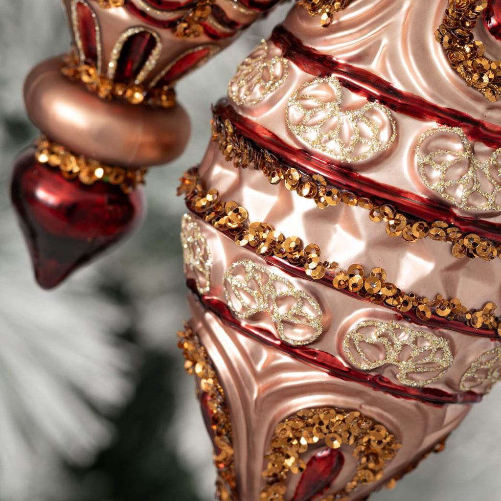 Encrusted Opulent Ornament Set