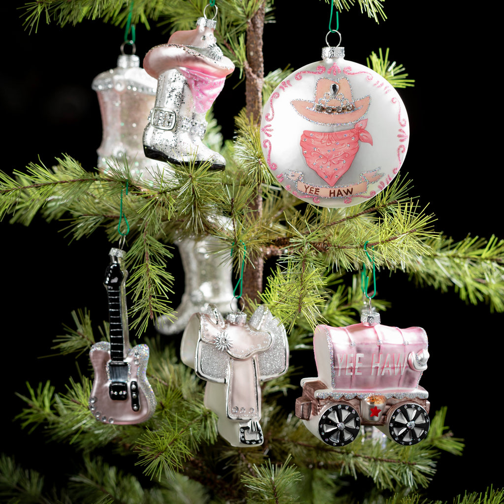 Yee Haw Disc Ornaments        