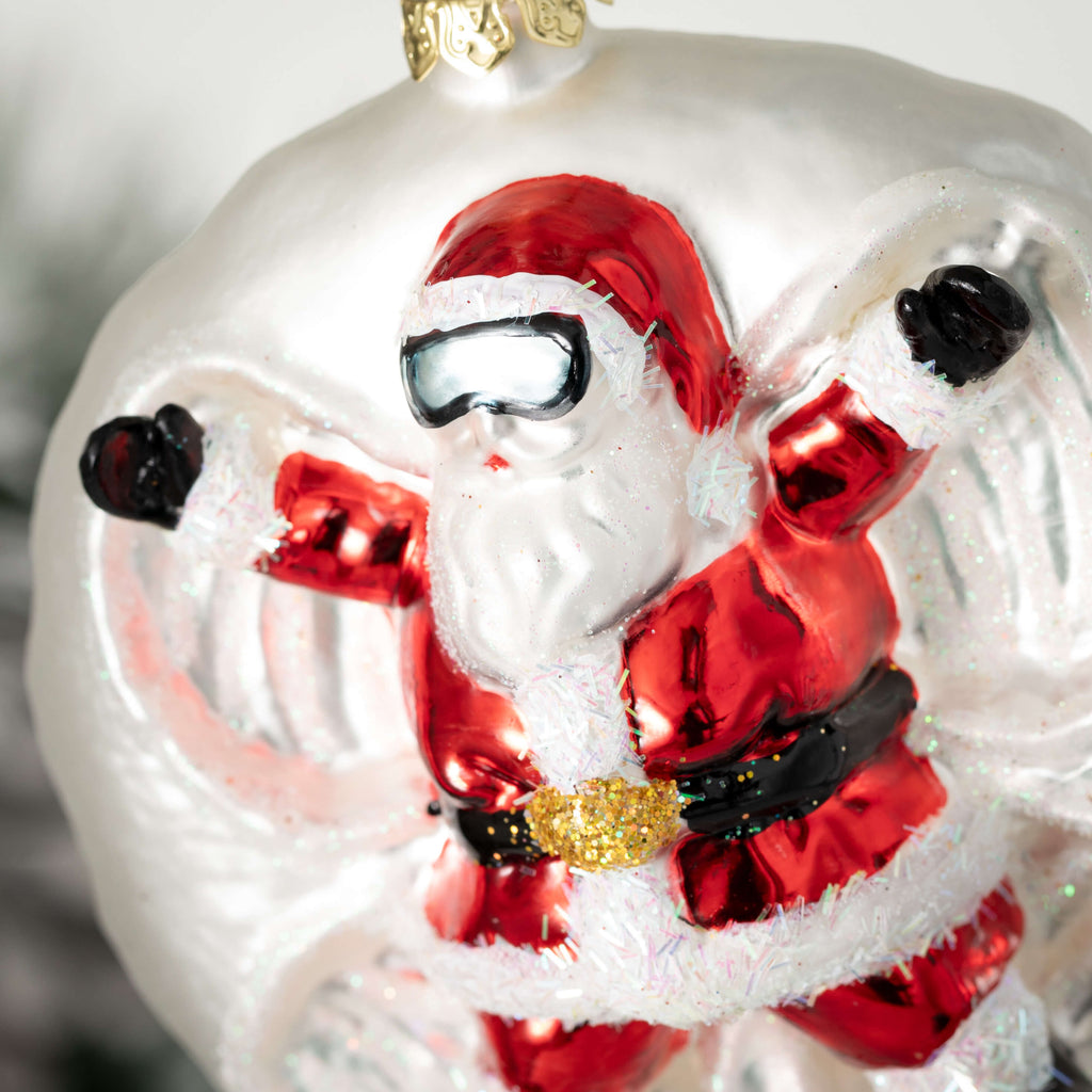 Santa Snow Angel Ornament     