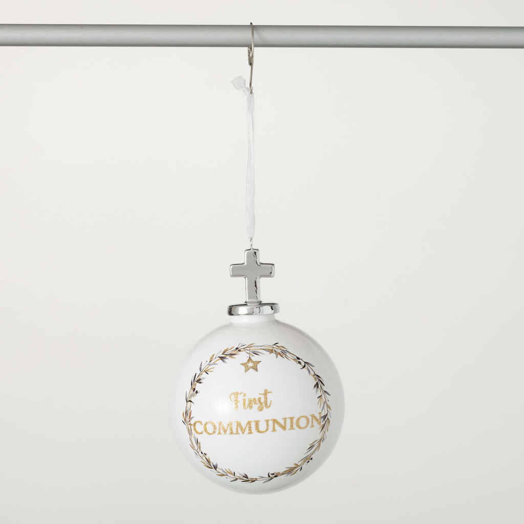 First Communion Ball Ornament 