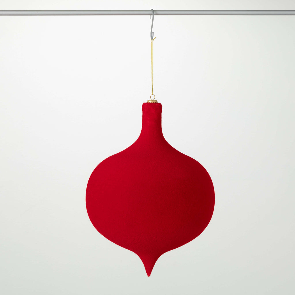 Red Velvet Onion Drop Ornament