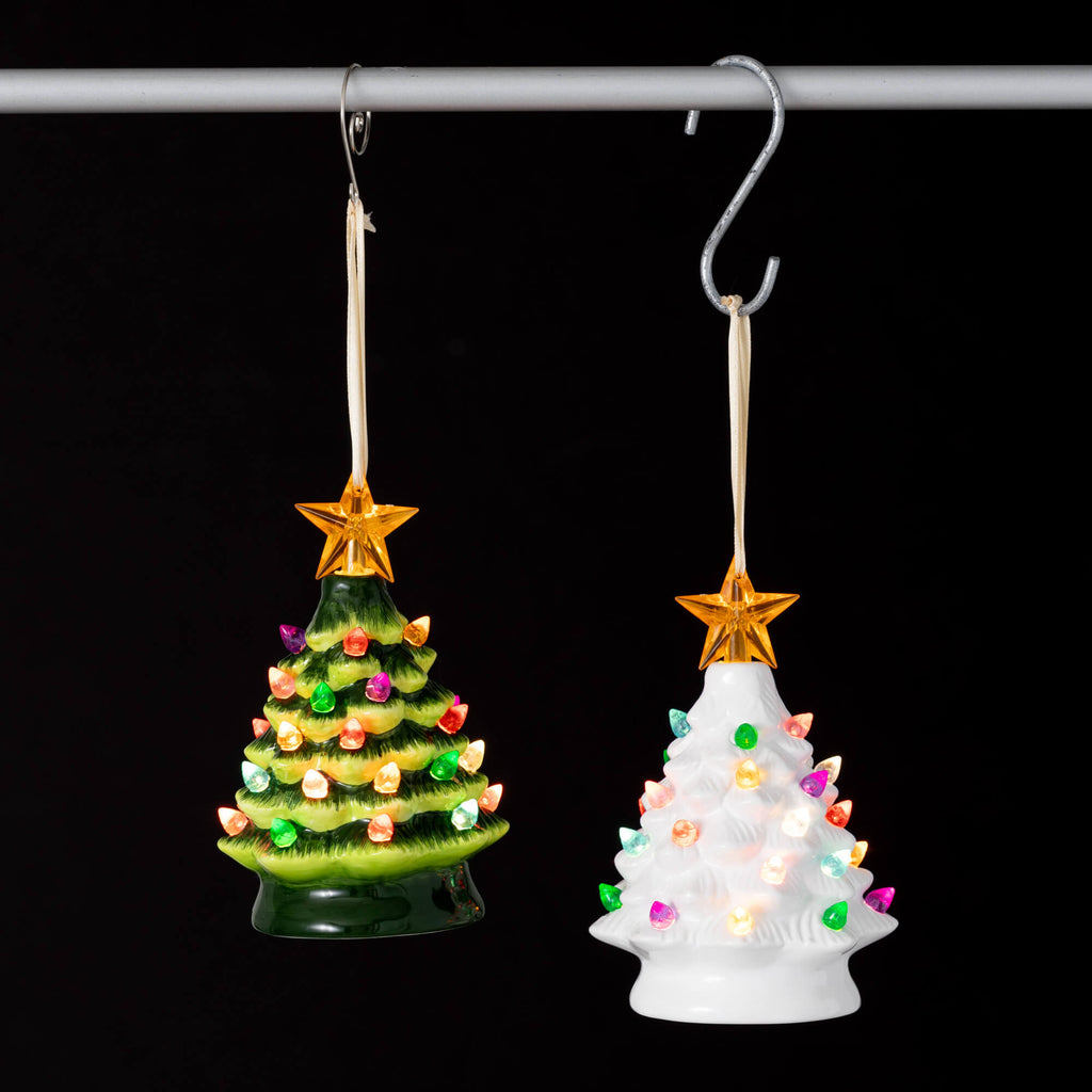 Lighted Tree Ornament Set Of 2