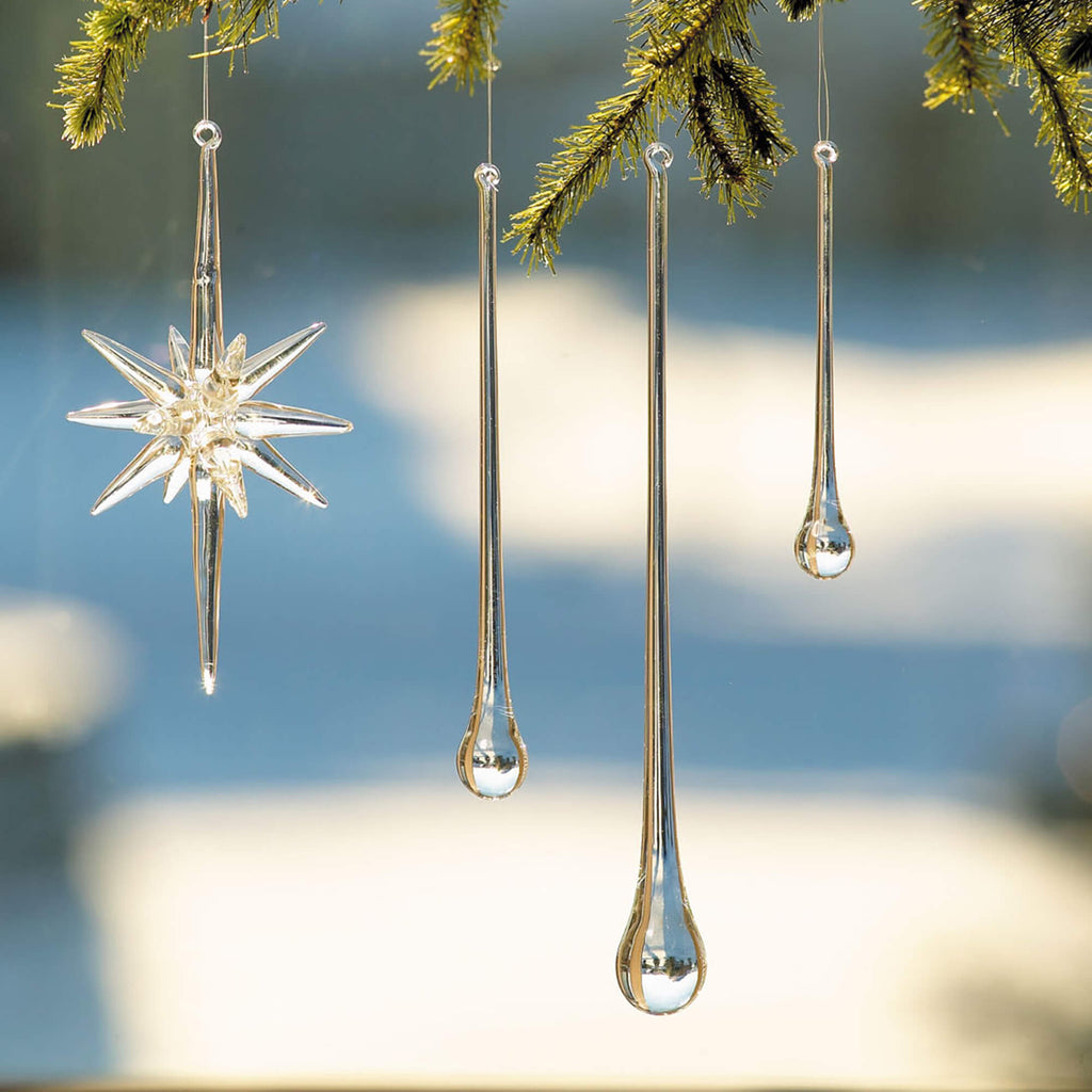 Icicle Drop Christmas Ornament