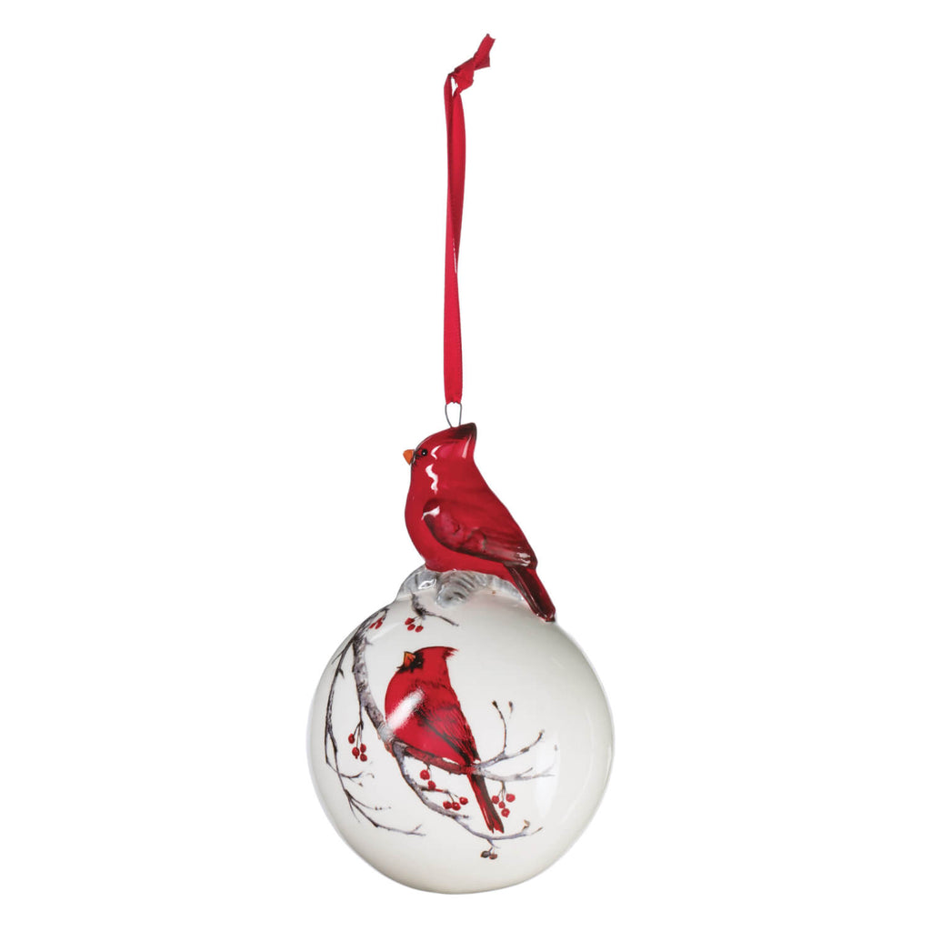 Cardinal Ball Ornament        