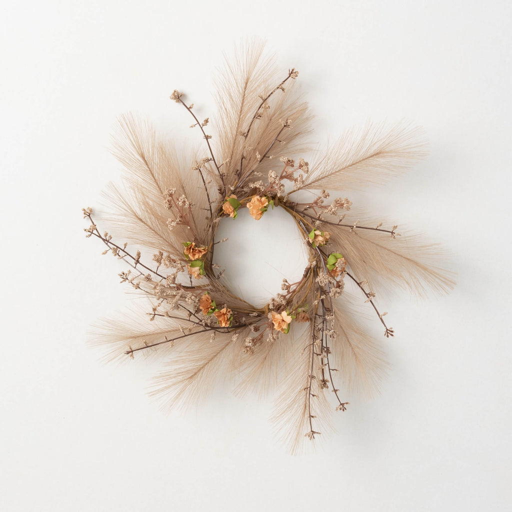 Pampas Grass Mini Wreath      