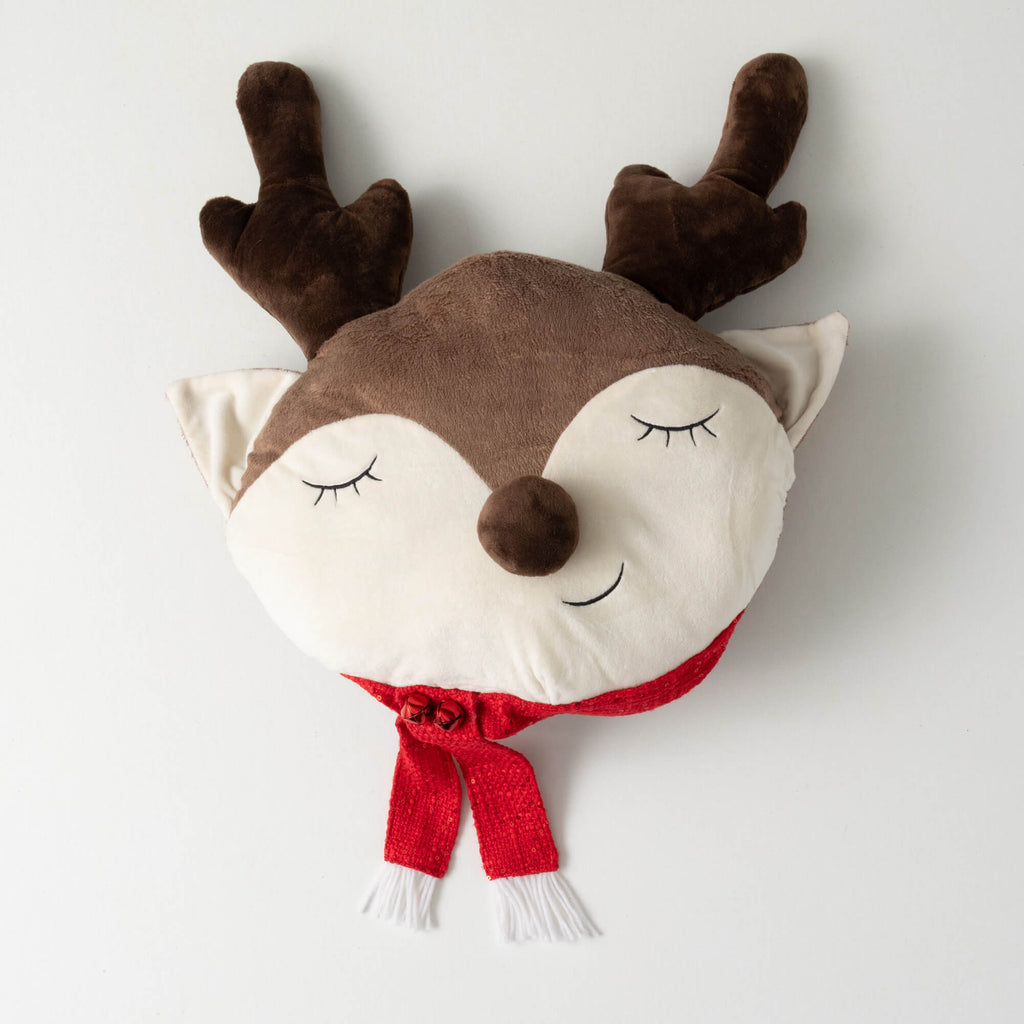 Sleeping Reindeer Pillow      