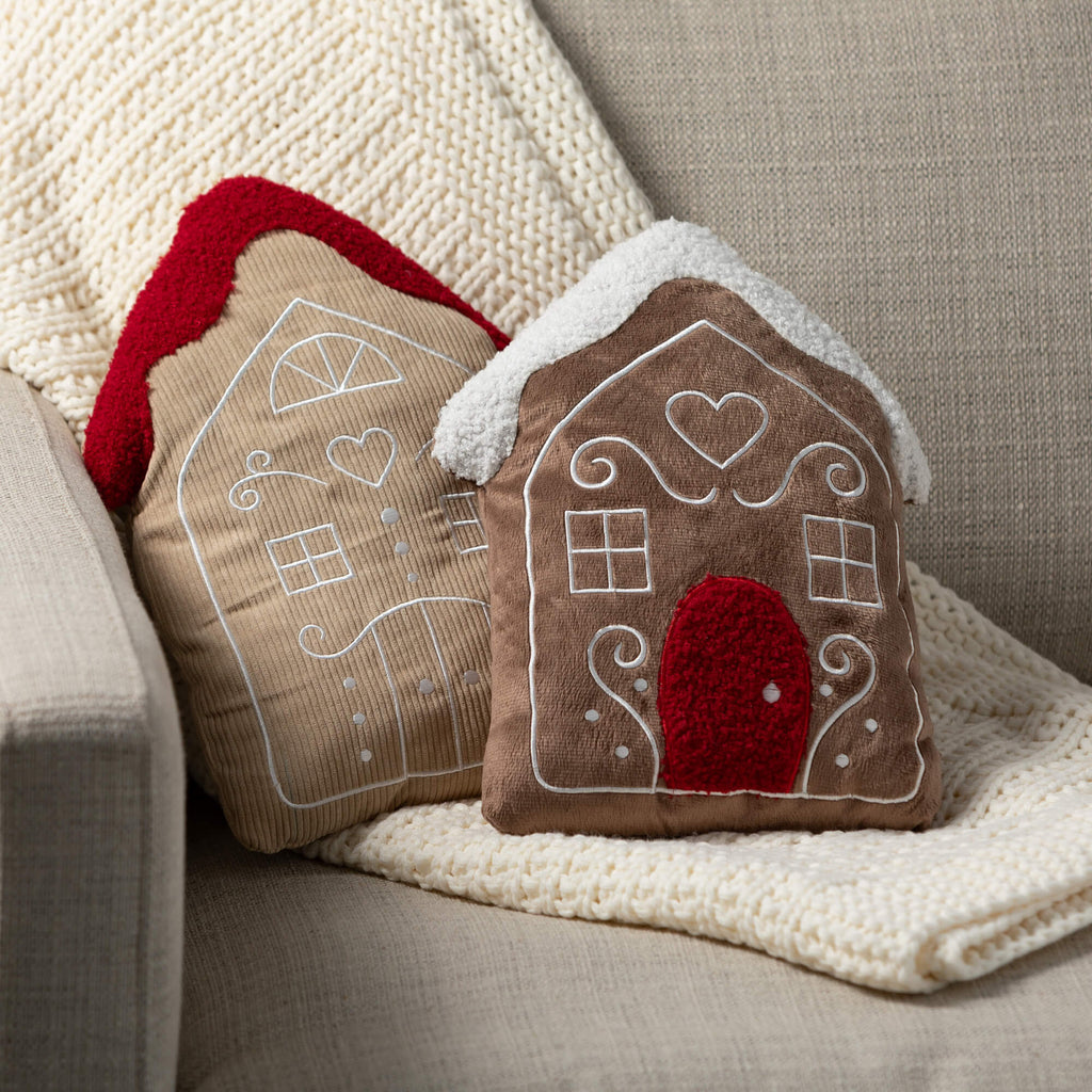 Gingerbread House Pillows     