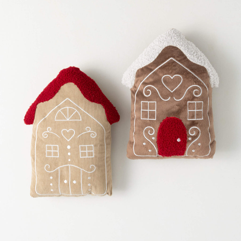 Gingerbread House Pillows     