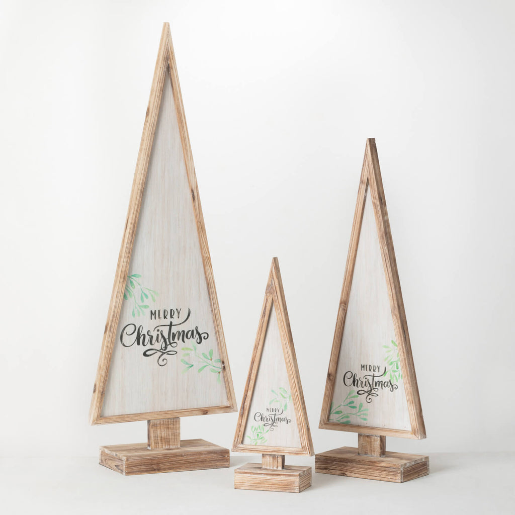 Merry Christmas Cone Tree Set 