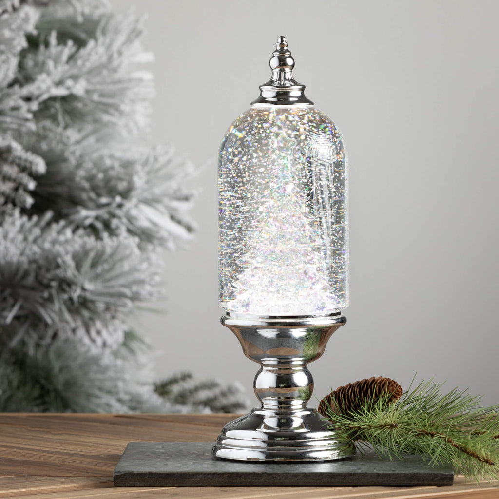 Lighted Tree Shimmer Globe    