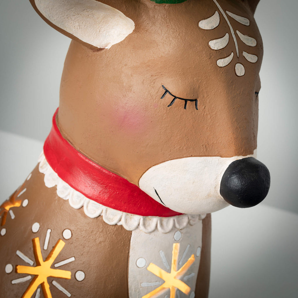 Outdoor Lighted Reindeer      