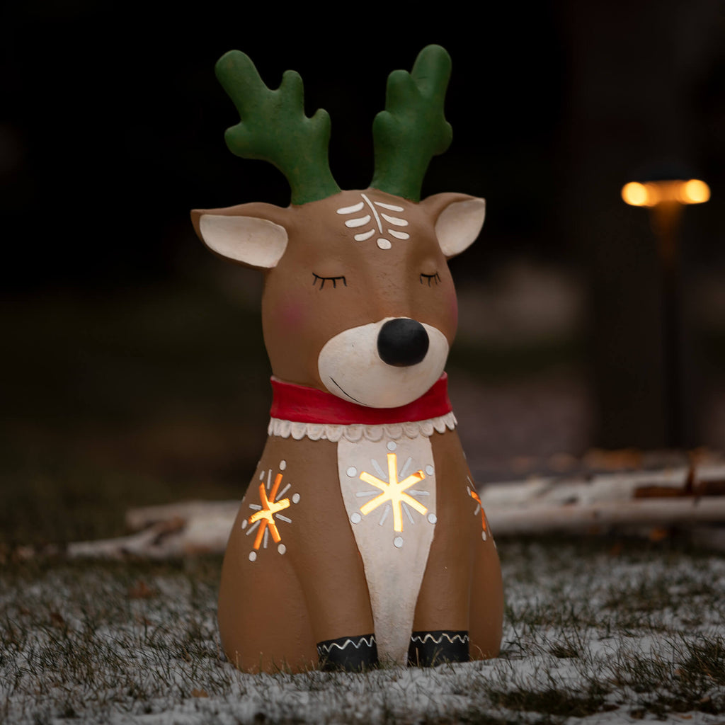 Outdoor Lighted Reindeer      