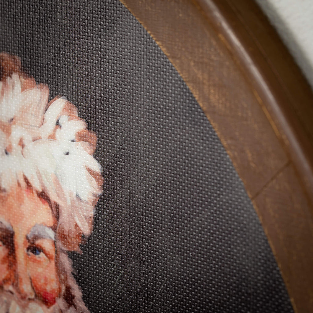 Santa Portrait Wall Decor     