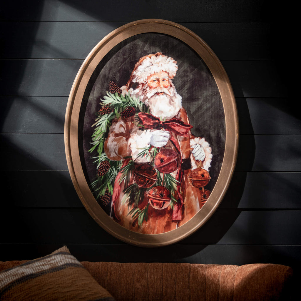 Santa Portrait Wall Decor     