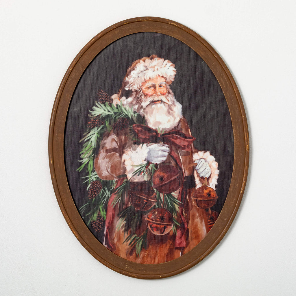 Santa Portrait Wall Decor     