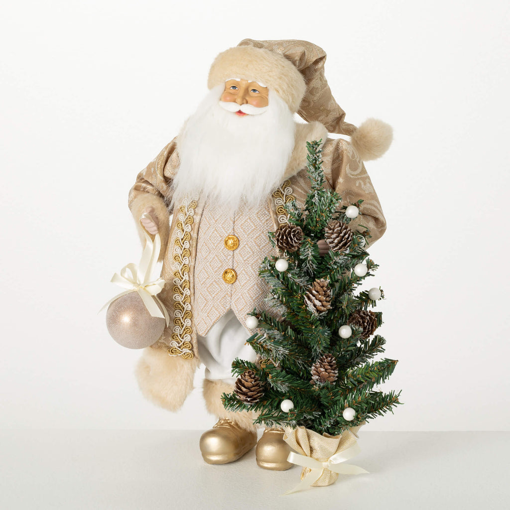 Santa & Christmas Tree Figure 