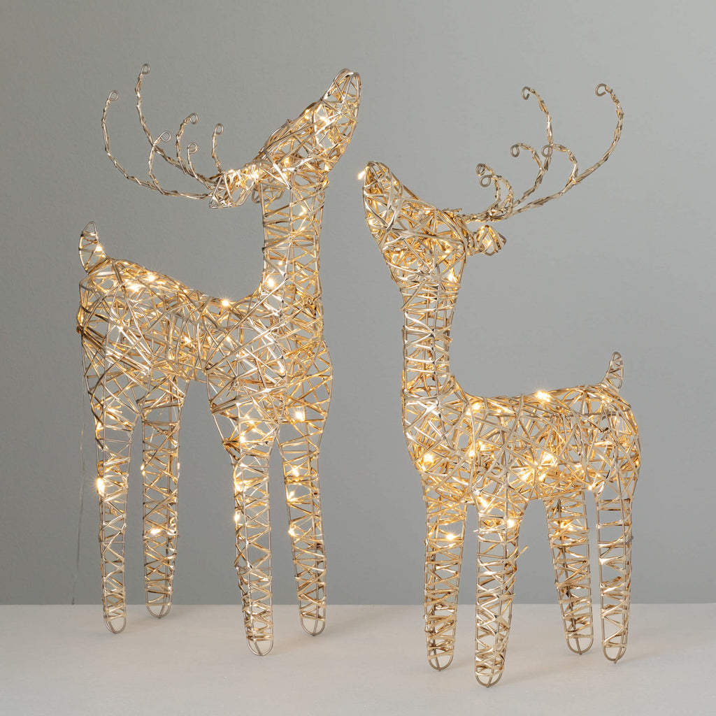 Indoor Outdoor Led Reindeers  