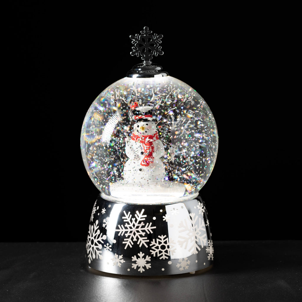 Lighted Snowman Shimmer Dome  