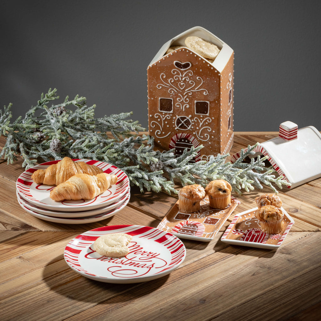 Gingerbread House Serving Tray