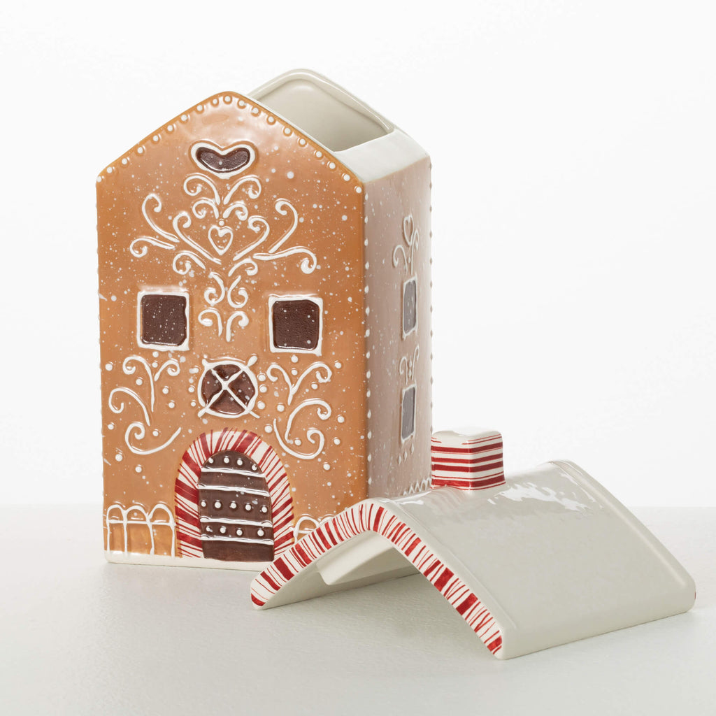 Gingerbread House Cookie Jar  