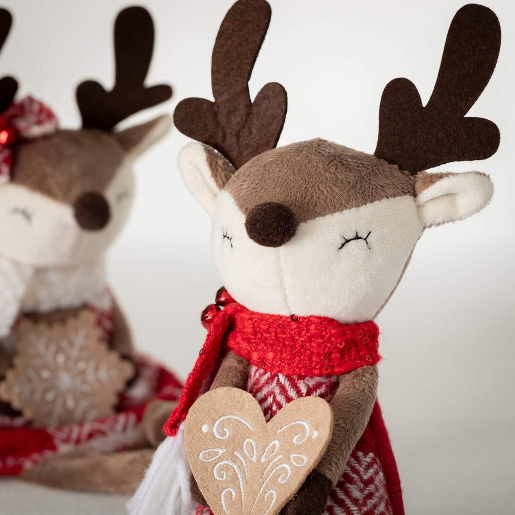 Gingerbread Reindeer Figurines