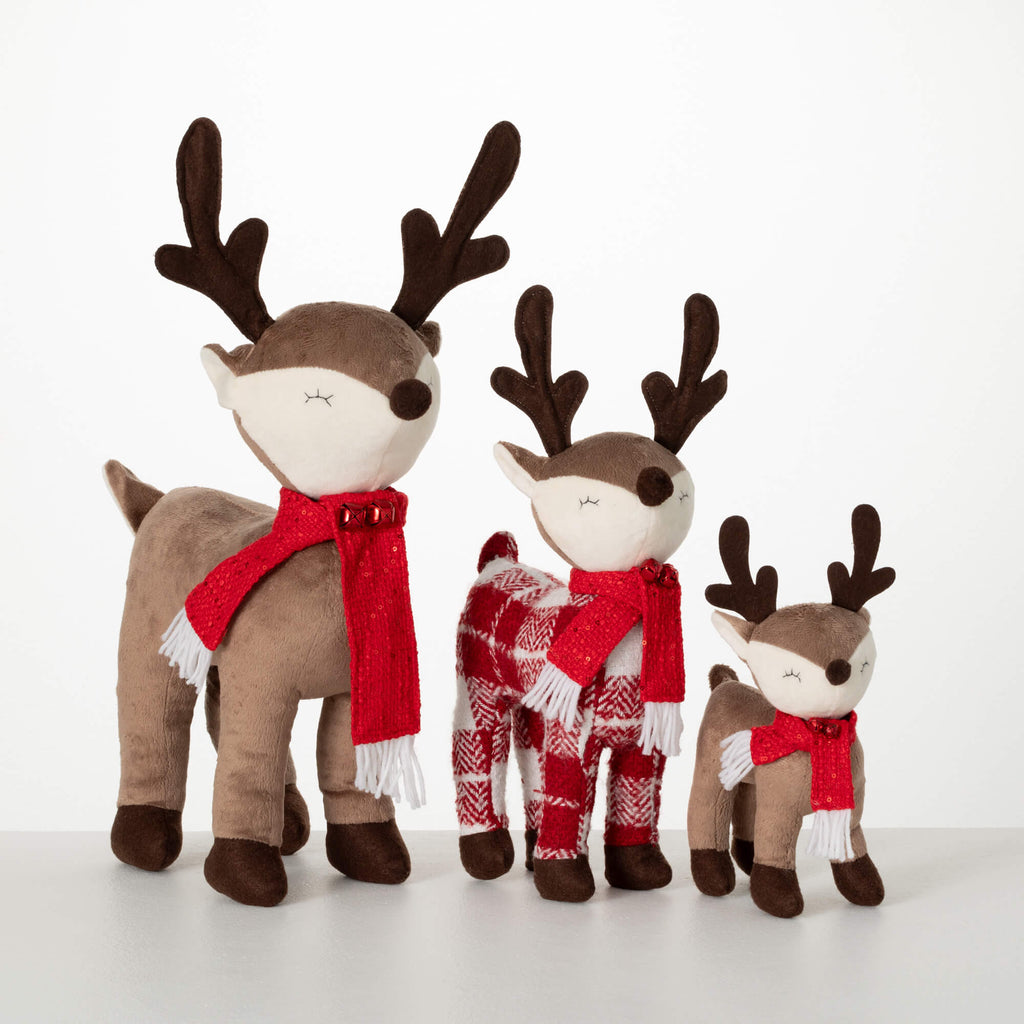 Plush Standing Reindeer       