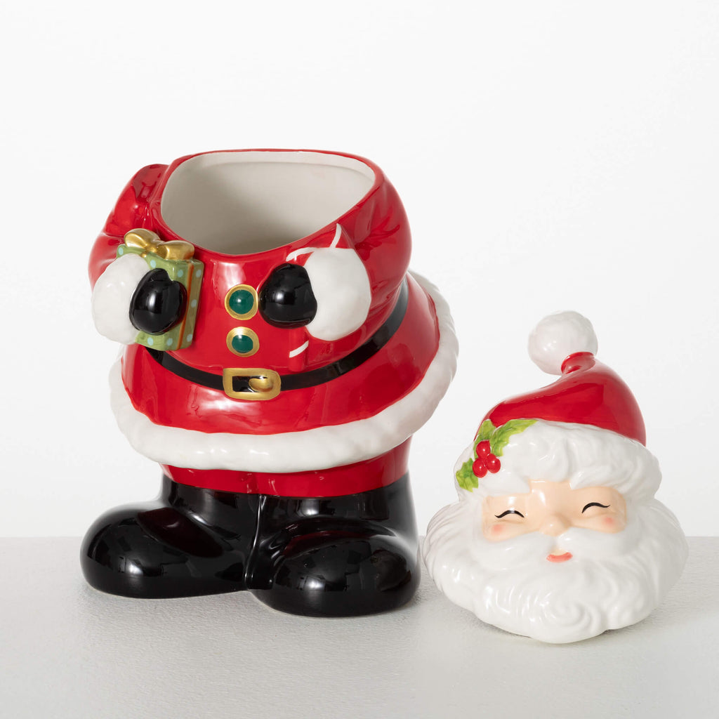 Whimsical Santa Cookie Jar    