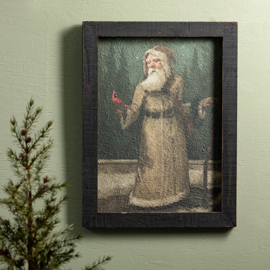 Olde World Santa Wall Art     