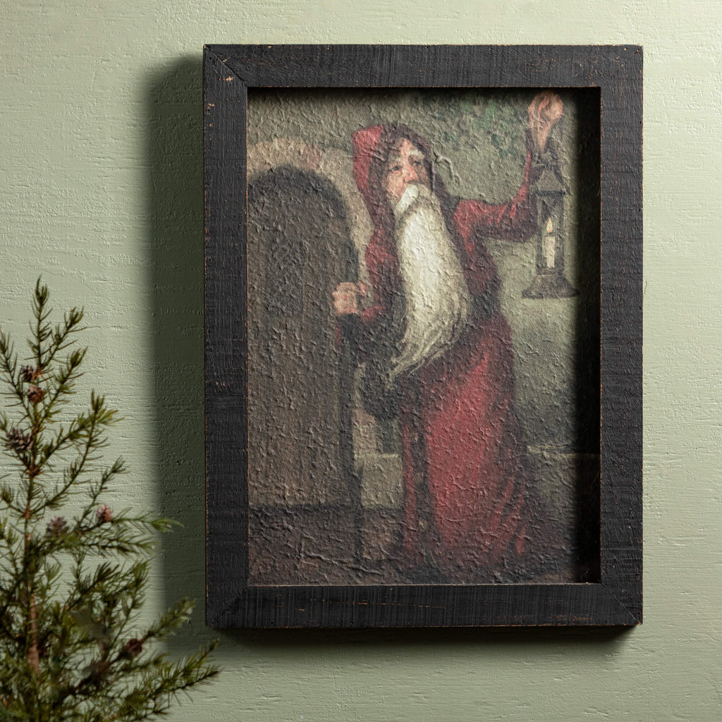 Vintage Santa Wall Art        