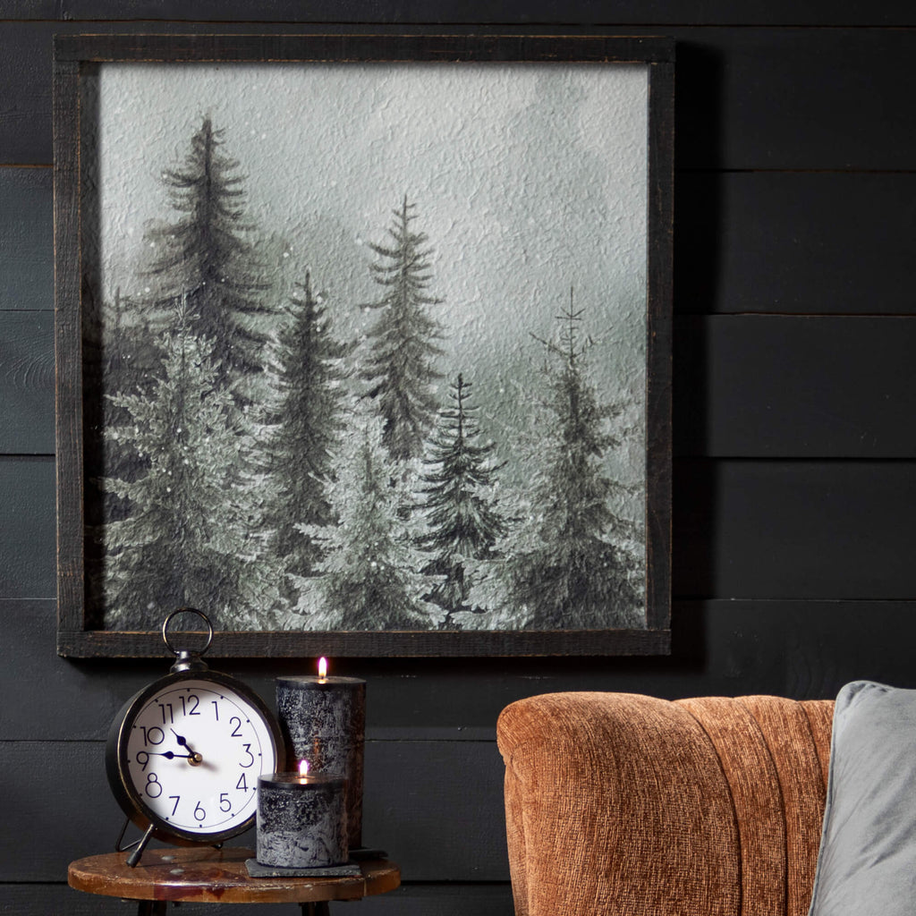 Forest Scene Wall Decor Set 2 