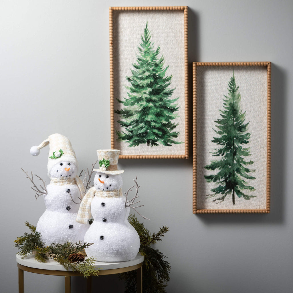 Pine Tree Wall Decor Set Of 2 