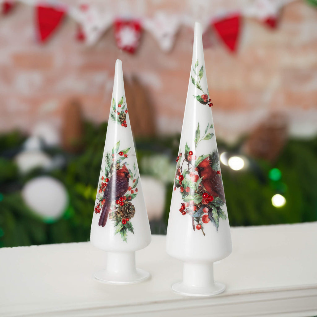 Cardinal Cone Tree Set        