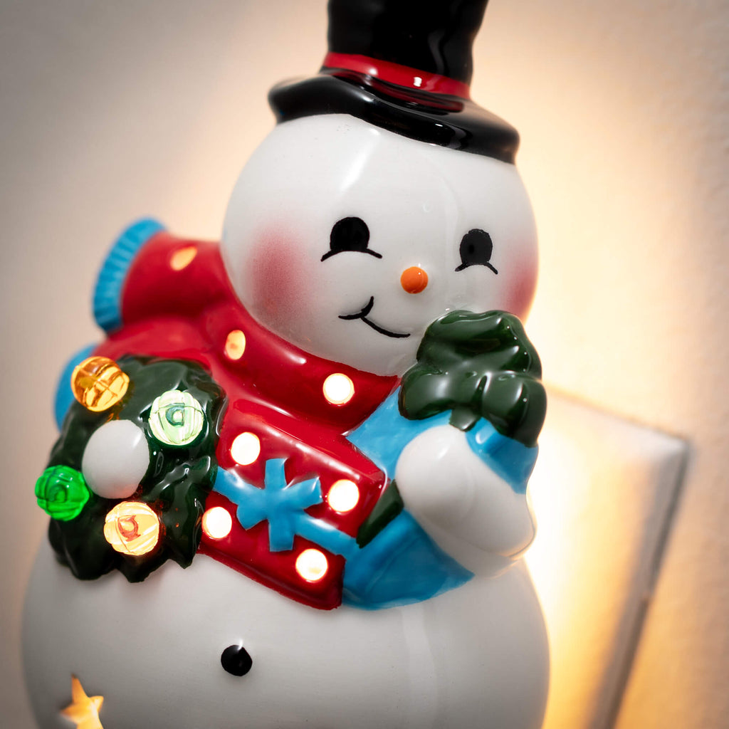 Whimsical Snowman Nightlight  