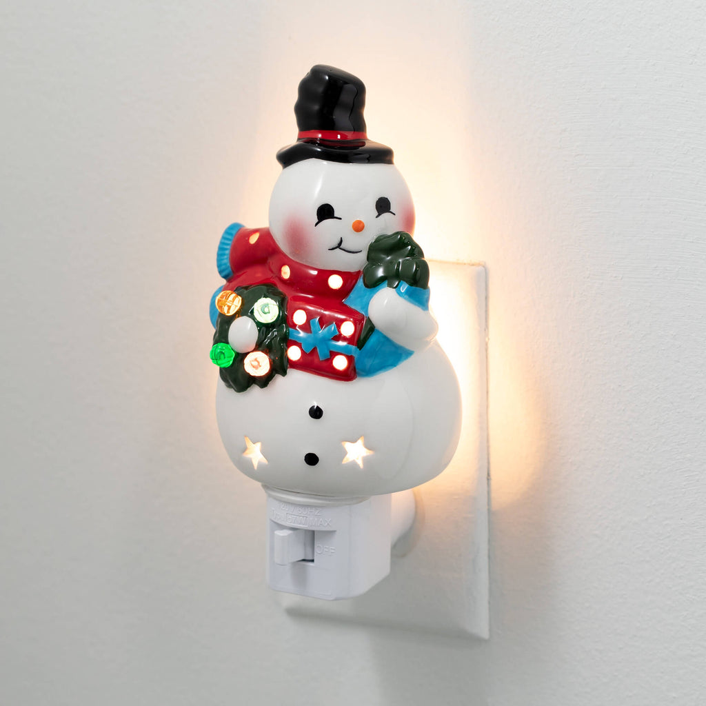 Whimsical Snowman Nightlight  