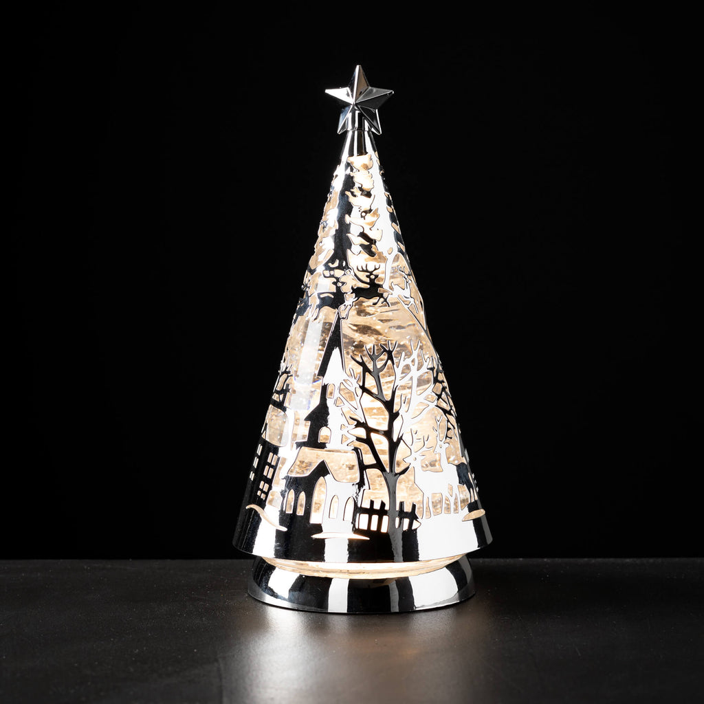 Led Village Shimmer Tree Light