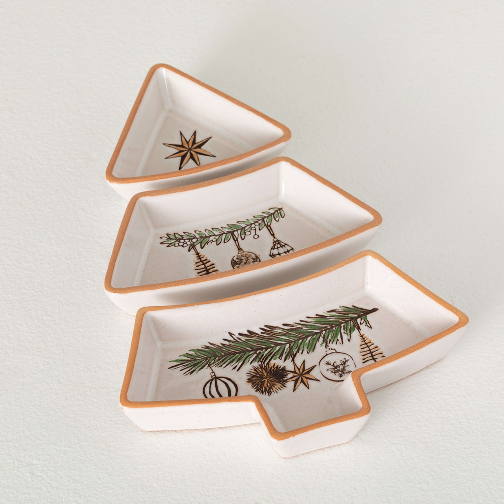 Scandi Christmas Tree Platter 